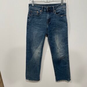 American Eagle Mens Original Bootcut Level Flex Jeans Medium Wash‎ Size 32x30